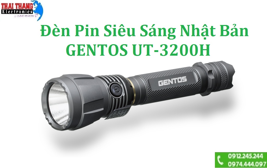 Đèn pin siêu sáng GENTOS - JAPAN UT-3200H