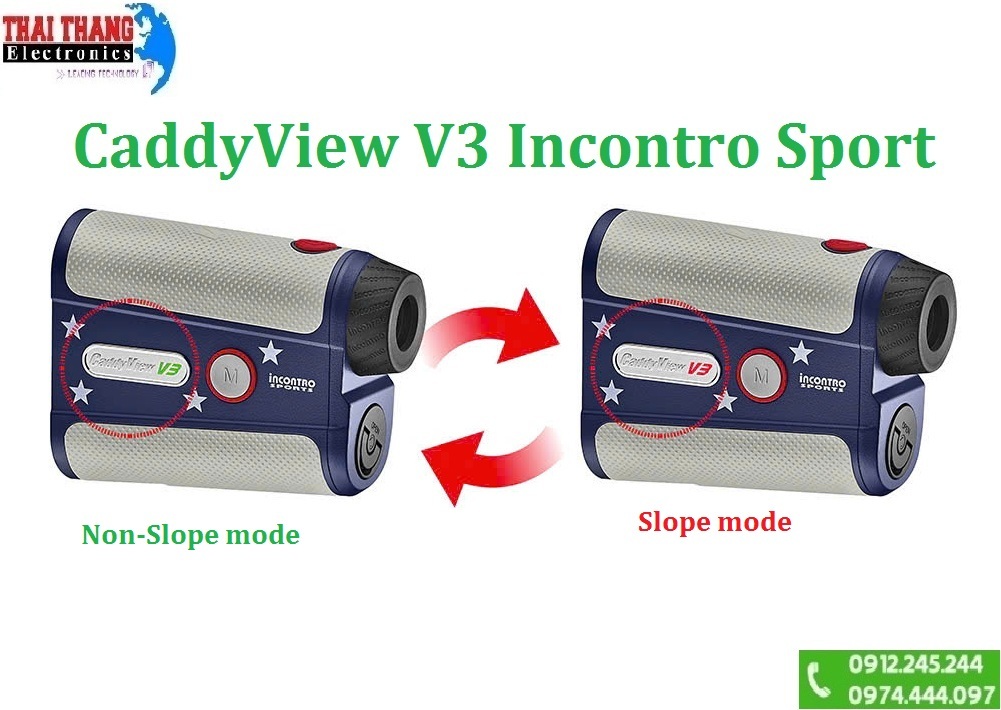 Ống nhòm chơi GOLF CaddyView V3 incontr