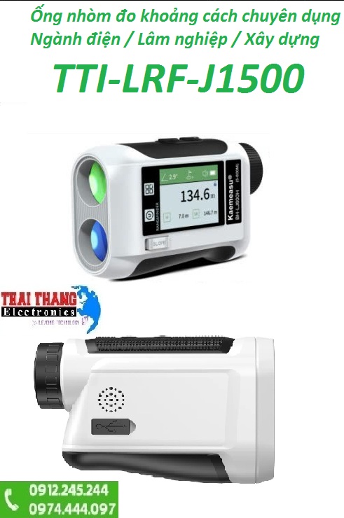 Ống nhòm đo khoảng cách ngành điện, lâm nghiệp, xây dựng TTI-LRF-J1500