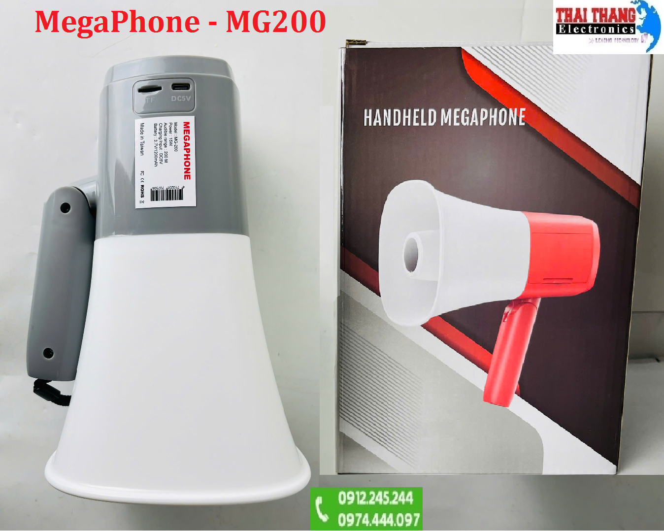 LOA PHÓNG THANH MINI MG200 CÔNG SUẤT 15W