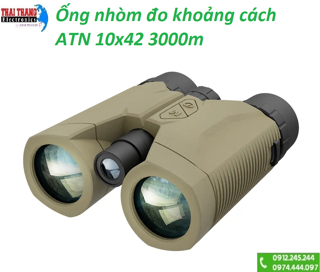 Ống nhòm đo khoảng cách ATN 10x42 3000m