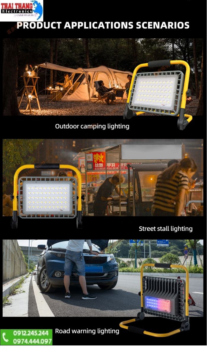 Đèn công trường LED 400W