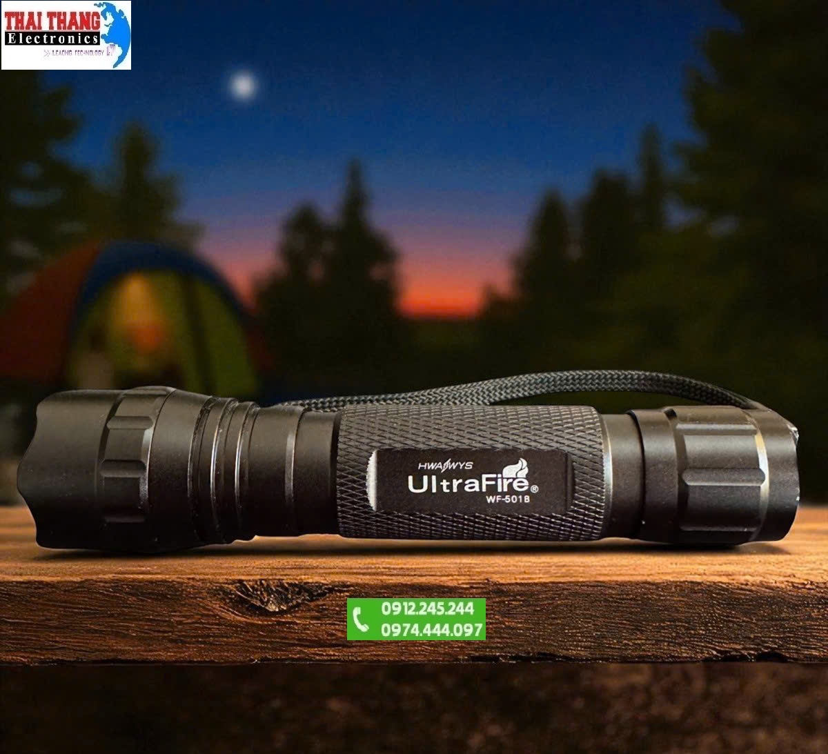 ĐÈN PIN ULTRAFIRE WF-501b đa năng