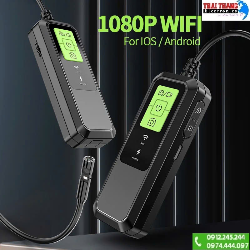 CAMERA SOI KHE HẸP , NỘI SOI MÁY ,BUỒNG ĐỐT WIFI KHÔNG DÂY TERINO HD600