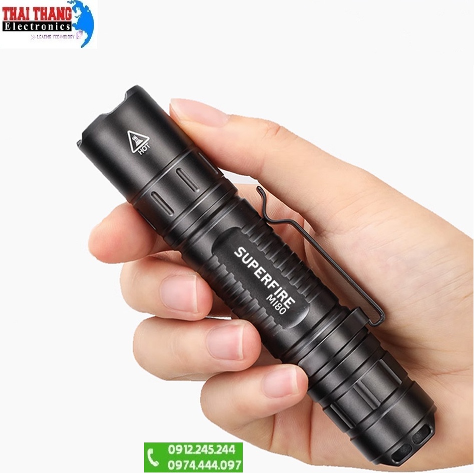 Đèn pin SuperFire MI80-S 15W 1100 Lumens