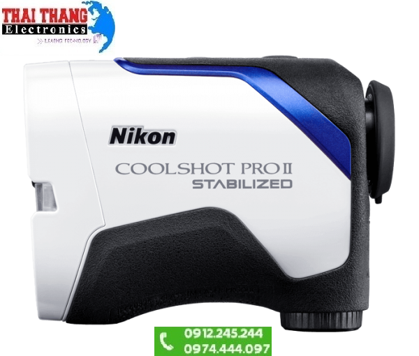 Ống nhòm đo khoảng cách chơi Golf Nikon Coolshot Pro II Stabilized