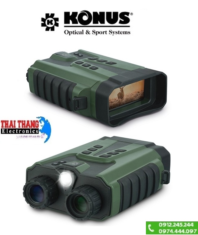 Ống nhòm đêm 4k 1.5-12x KONUSPY-19 #7940