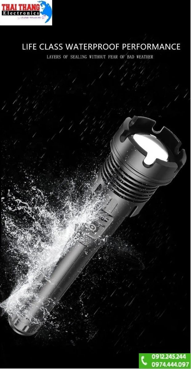 ĐÈN PIN SẠC SIÊU SÁNG TERINO T74 CHÍNH HÃNG