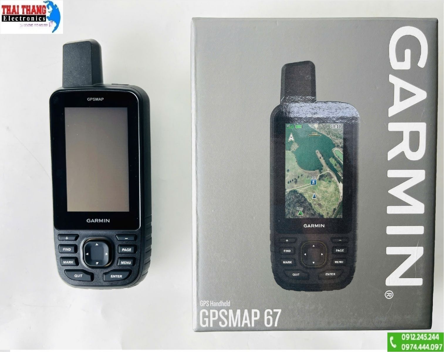 Định vị vệ tinh cầm tay Garmin GPSMAP 67