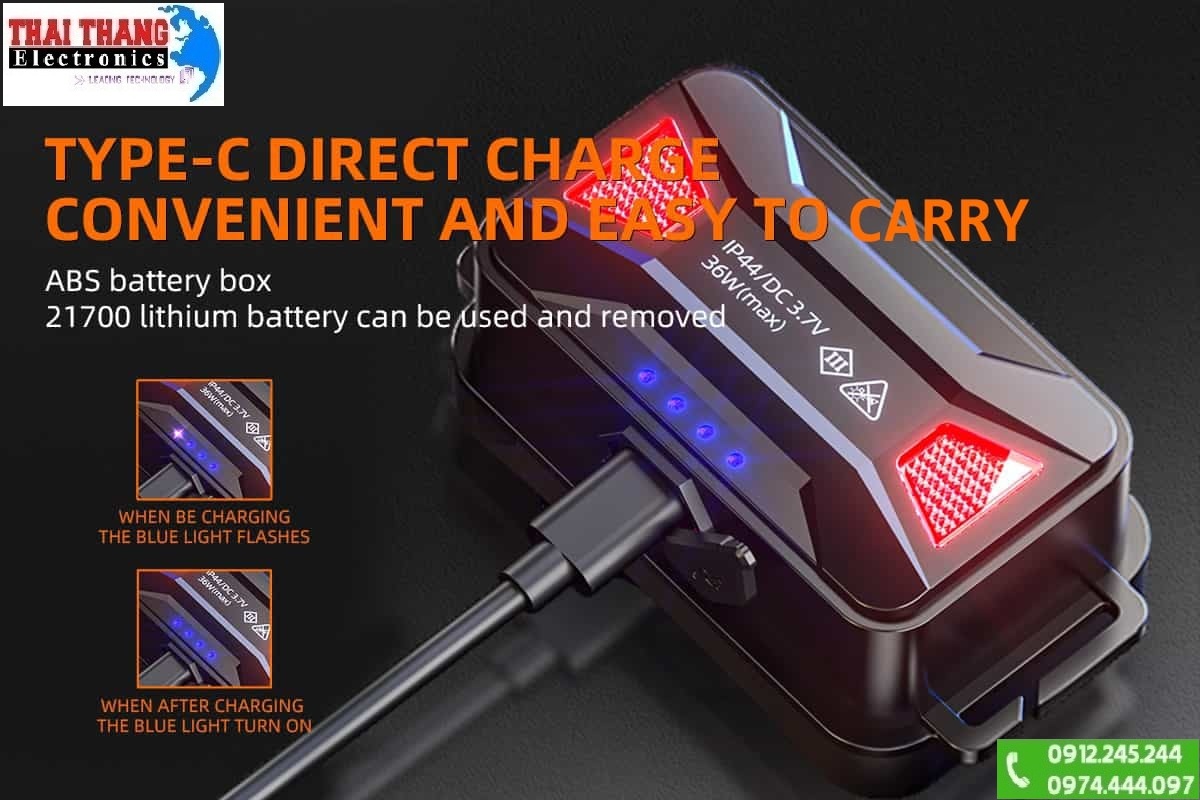 Đèn pin đeo đầu zoom xa Superfire HL31