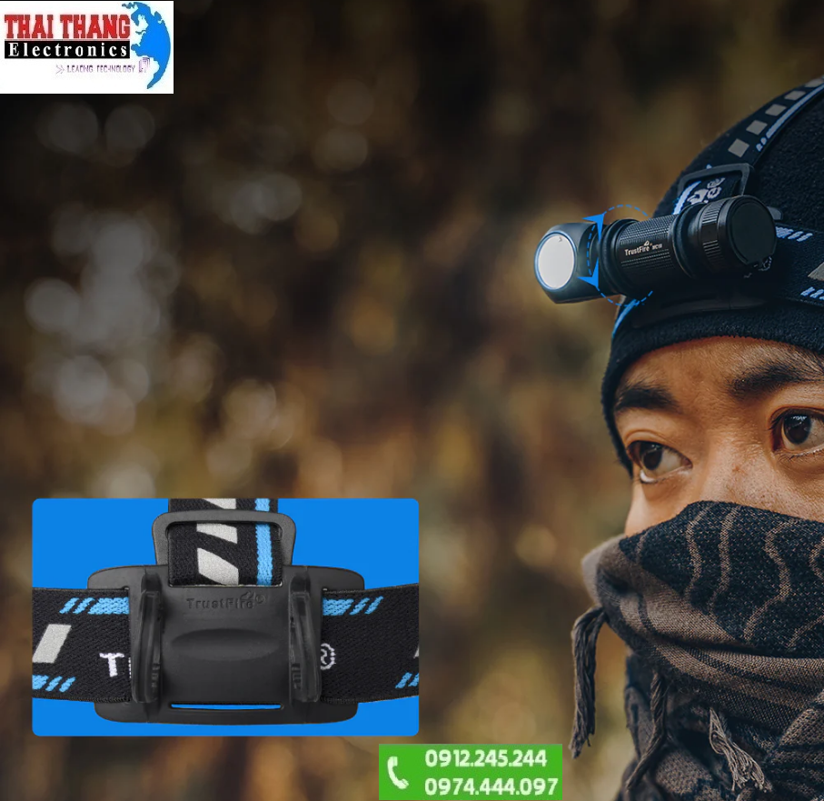 Đèn Pin đeo đầu siêu sáng TrustFire MC18