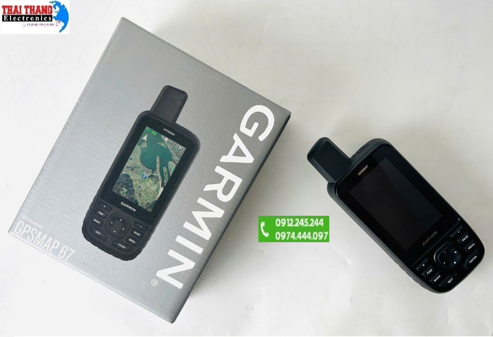 Định vị vệ tinh cầm tay Garmin GPSMAP 67