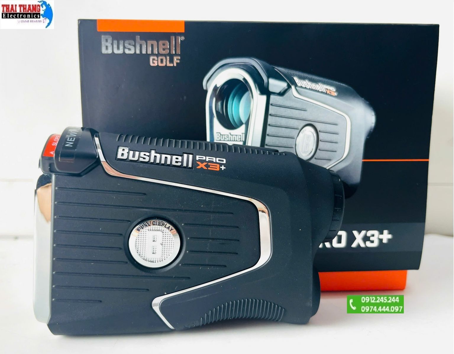 Ống nhòm đo khoảng cách chơi Golf BUSHNELL PRO X3+