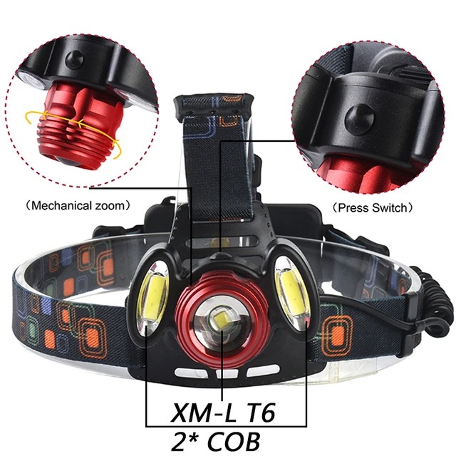 ĐÈN PIN ĐỘI ĐẦU ĐA CHỨC NĂNGTERINO T133 CHÍNH HÃNG