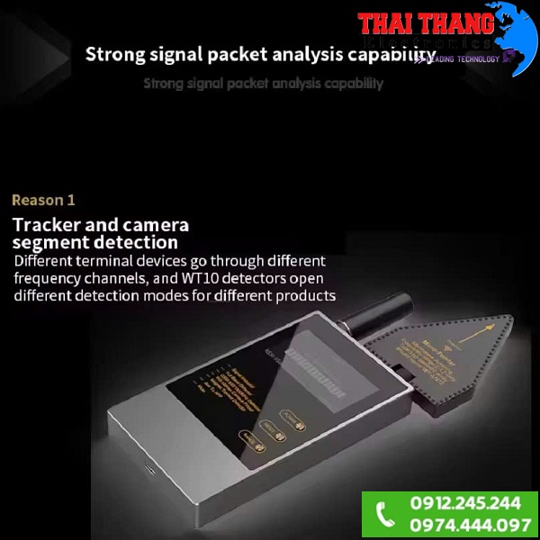 Thiết Bị Dò Tìm, Phát Hiện Nghe Lén, Camera Quay Lén, Định Vị GPS, Điện Thoại Cao Cấp TTI KOREA PH6800