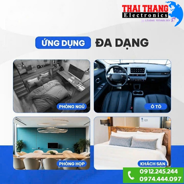 thiết bị dò sóng camera siêu nhỏ, nghe trộm , điện thoại ,  định vị GPS , ghi âm siêu hiện đại, siêu chính xác và siêu nhạy TTI KOREA PH1390