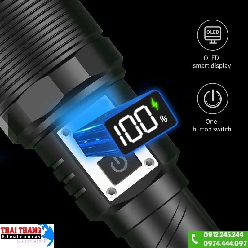 ĐÈN PIN SẠC SIÊU SÁNG TERINO T74 CHÍNH HÃNG