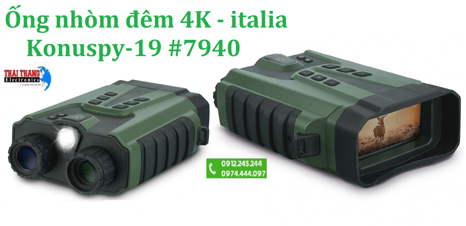 Ống nhòm đêm 4k 1.5-12x KONUSPY-19 #7940