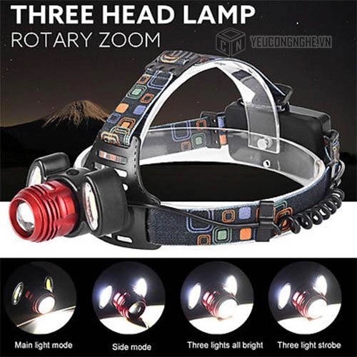 ĐÈN PIN ĐỘI ĐẦU ĐA CHỨC NĂNGTERINO T133 CHÍNH HÃNG