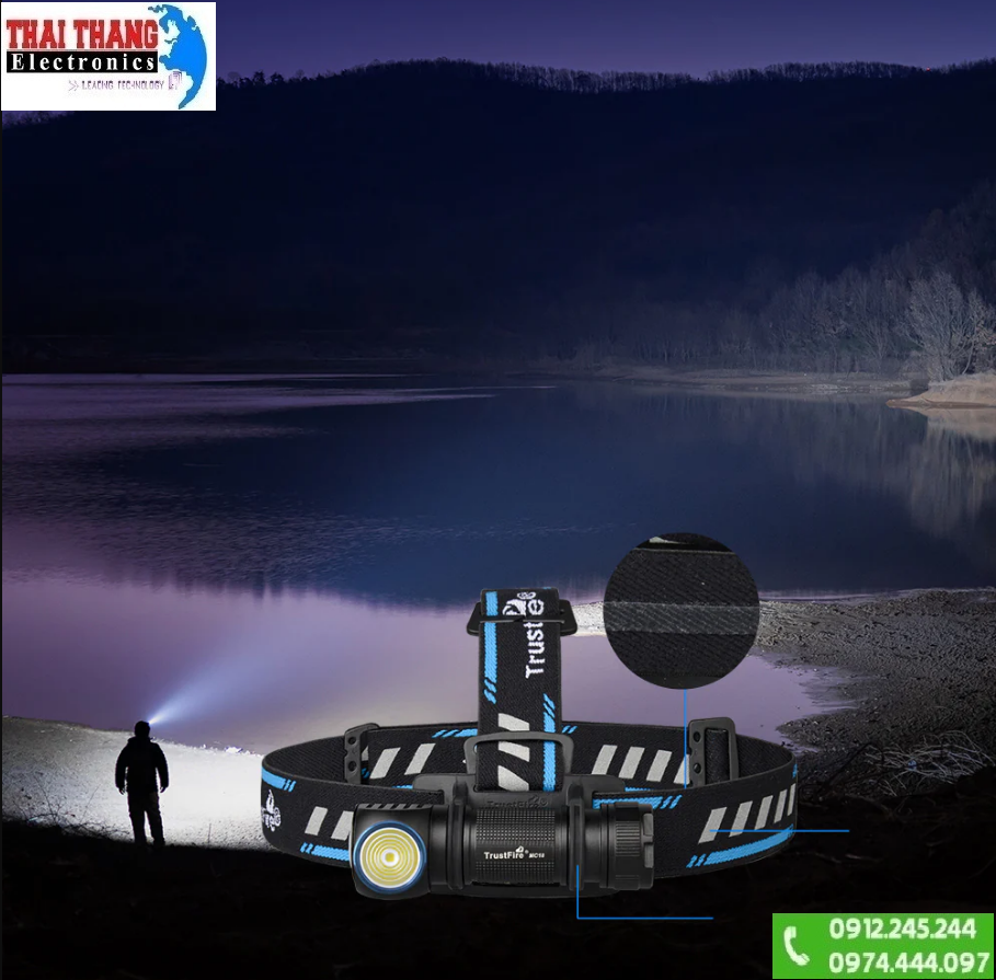 Đèn Pin đeo đầu siêu sáng TrustFire MC18