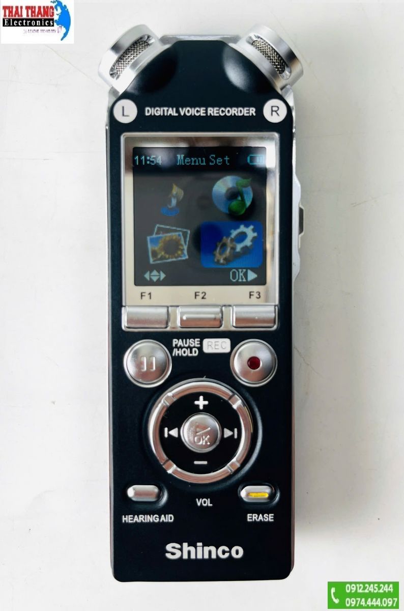 Máy ghi âm siêu nhạy , âm thanh siêu nét SHINCO RC2650 hàng xịn KOREA