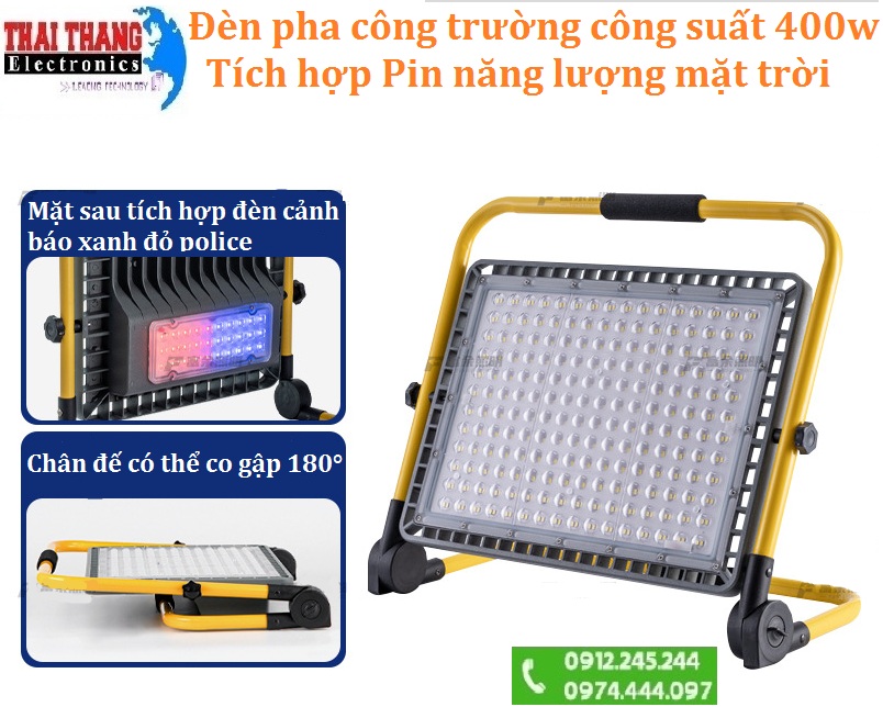 Đèn công trường LED 400W