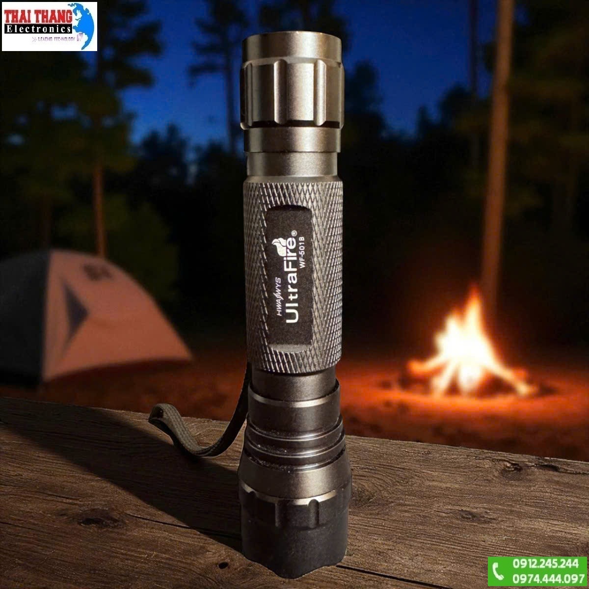 ĐÈN PIN ULTRAFIRE WF-501b đa năng