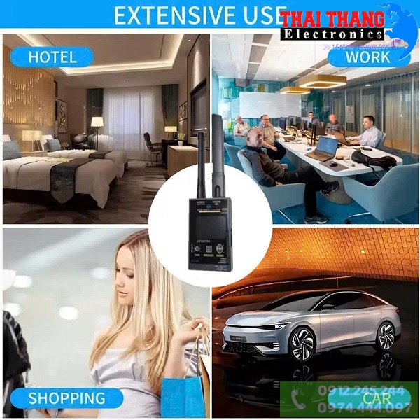 THIẾT BỊ PHÁT HIỆN NGHE TRỘM, CAMERA QUAY LÉN, ĐIỆN THOẠI, ĐỊNH VỊ GPS CHẤT LƯỢNG CAO TTI KOREA PH4900