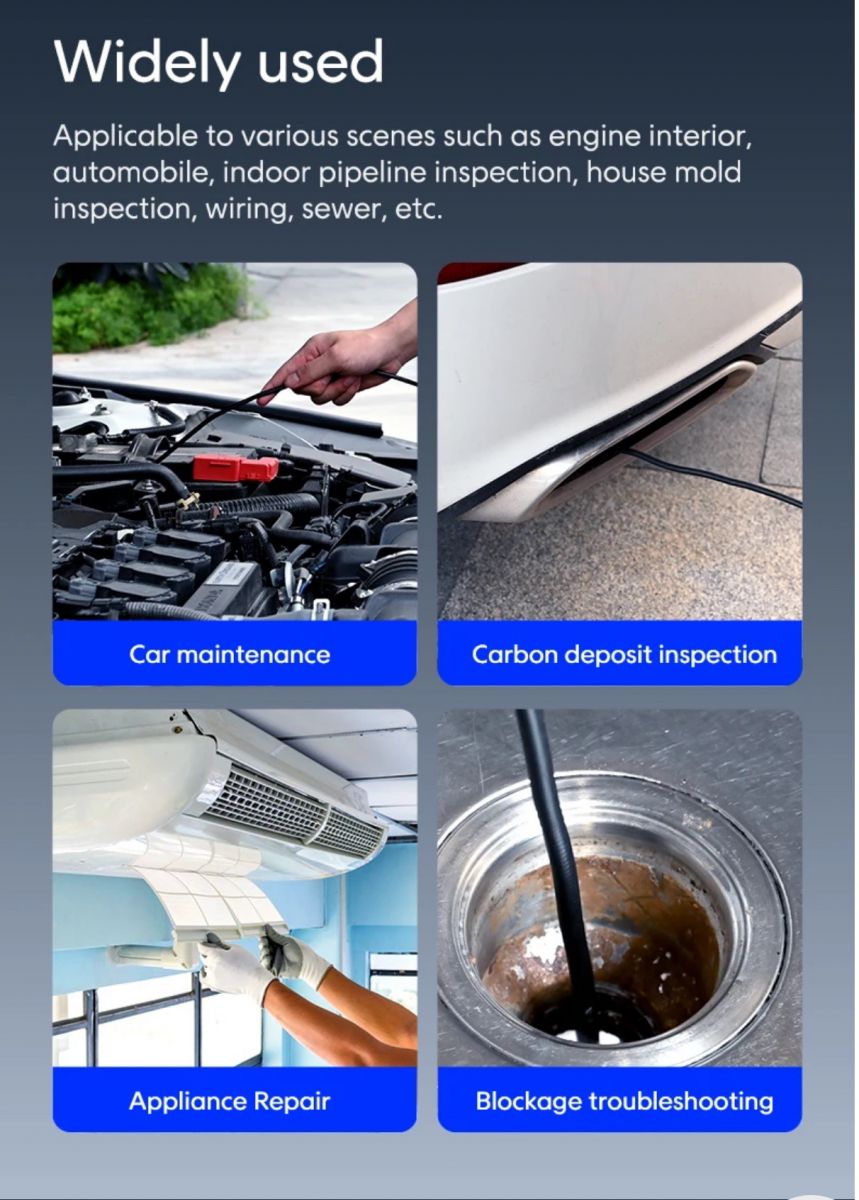 Camera nội soi công nghiệp Konus Italia KNCNS1880 xoay 720 độ đa hướng