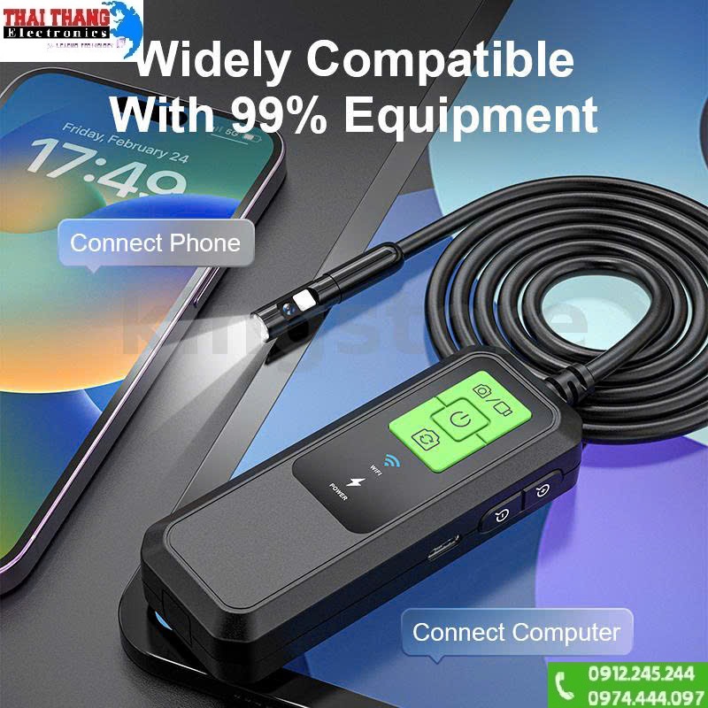 CAMERA SOI KHE HẸP , NỘI SOI MÁY ,BUỒNG ĐỐT WIFI KHÔNG DÂY TERINO HD600