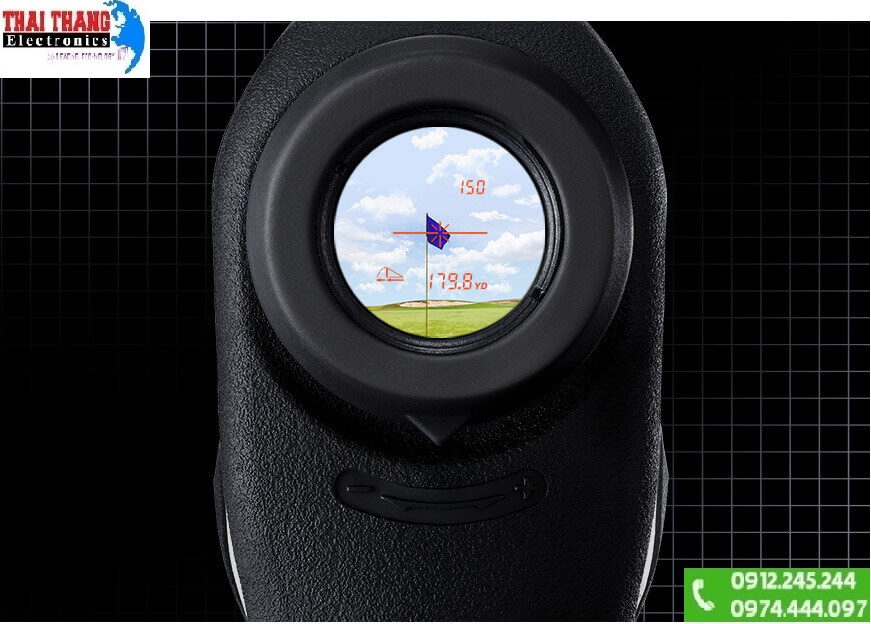 Ống nhòm đo khoảng cách chơi Golf Nikon Coolshot Pro II Stabilized