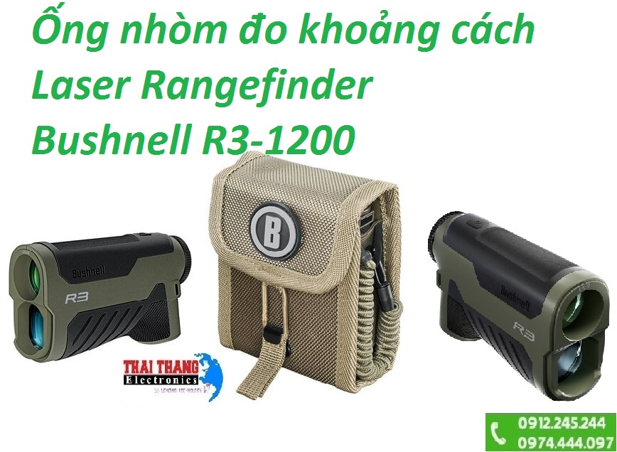 Ống nhòm đo khoảng cách USA Bushnell R3 1200