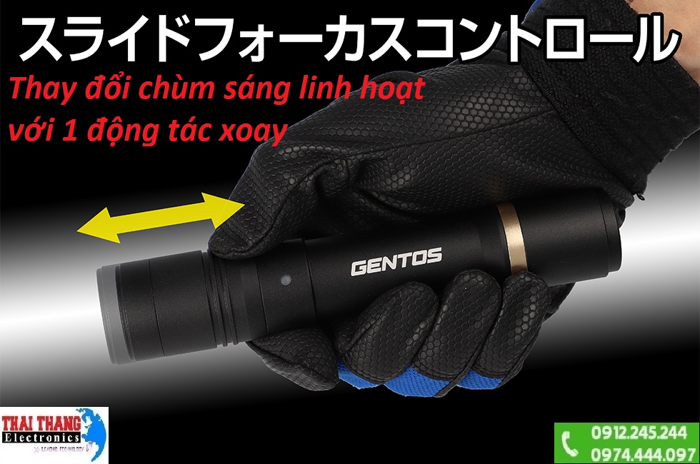 Đèn pin sạc Gentos RX-286R