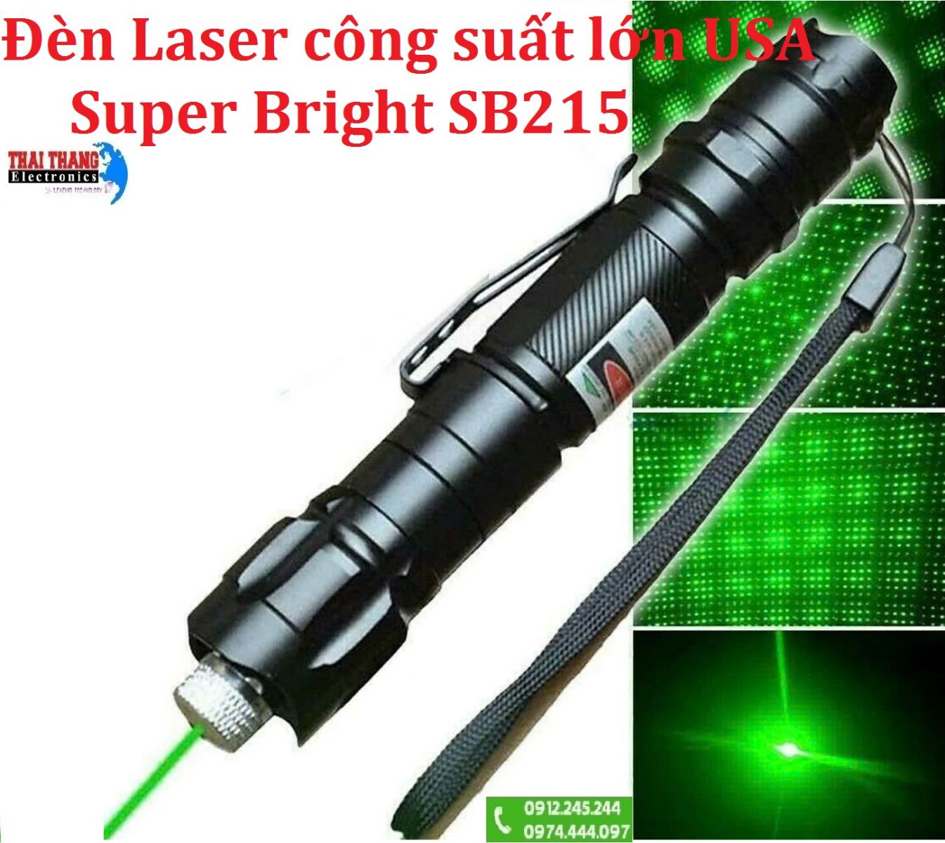 Đèn Laser công suất lớn Super Bright SB215 USA