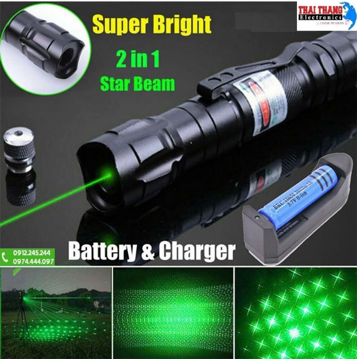 Đèn Laser công suất lớn Super Bright SB215 USA