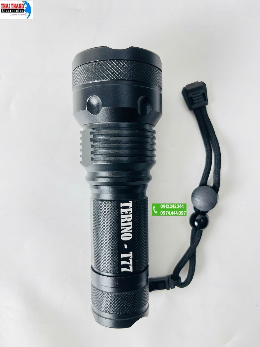 Đèn pin sạc siêu sáng TERINO T77 cầm tay chống nước chính hãng