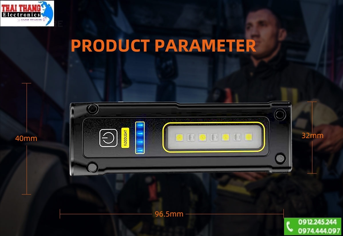 Đèn Pin EDC SuperFire EF01 10W 470 Lumens