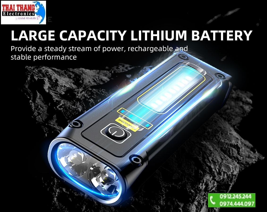 Đèn Pin EDC SuperFire EF01 10W 470 Lumens