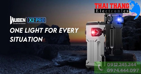 đèn pin tia cực tím uv Wuben X2Pro UV 365nm
