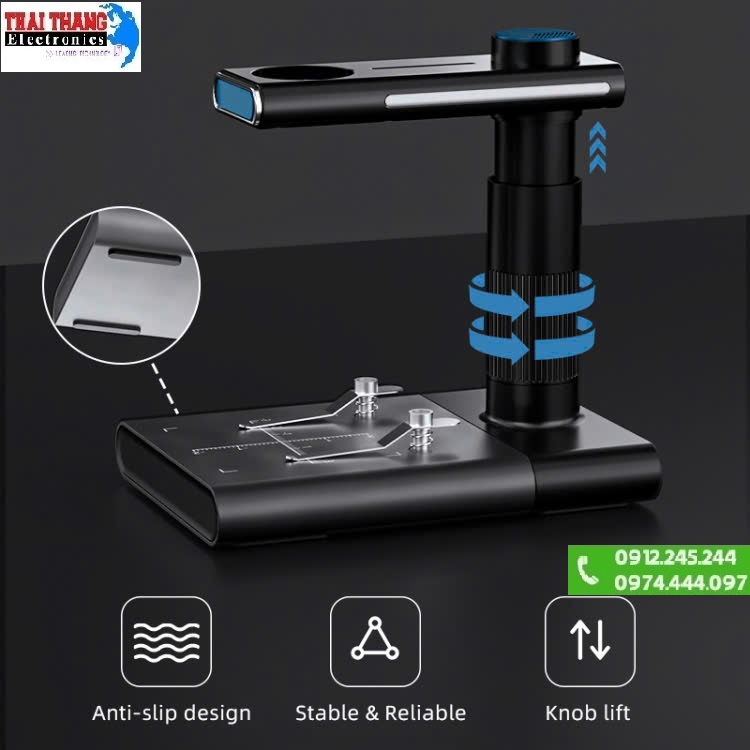 Kính hiển vi cầm tay không dây Terino WF1000-STA (WiFi 50x - 1000x) – Hàng chính hãng
