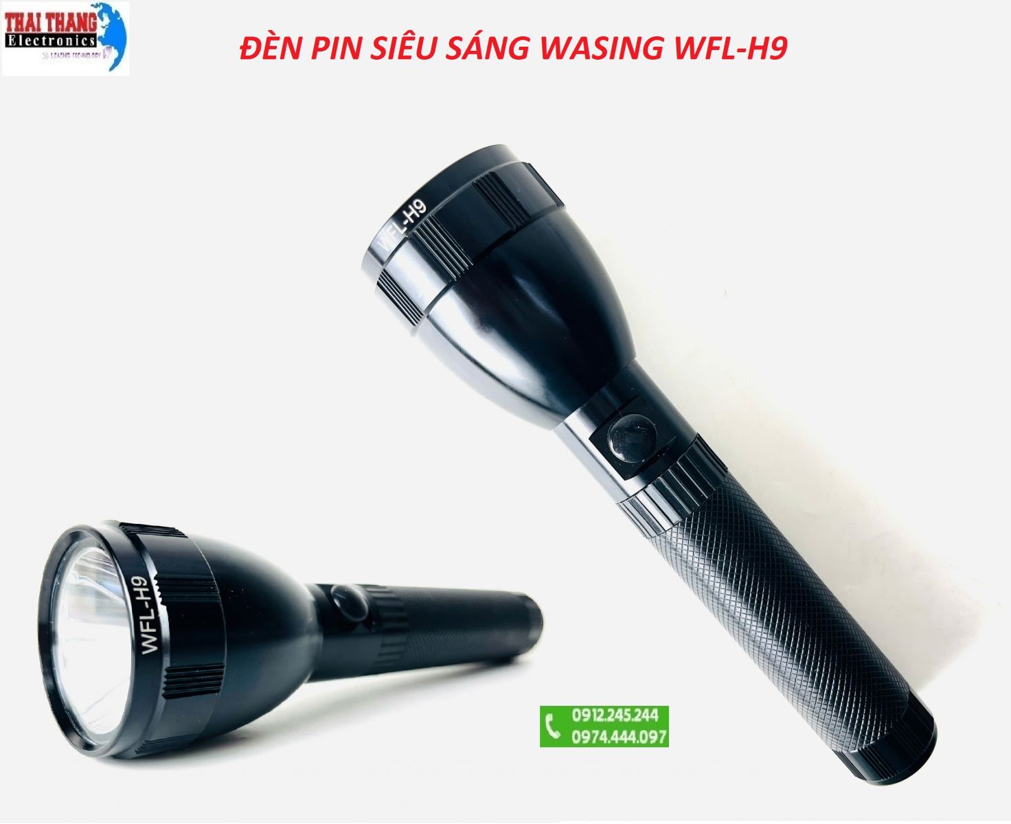 ĐÈN PIN SIÊU SÁNG WASING WFL-H9