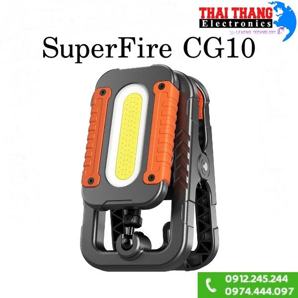 Đèn pin làm việc Worklight Superfire CG10