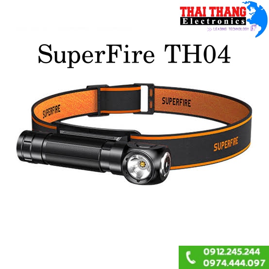 Đèn pin đeo đầu SuperFire TH04