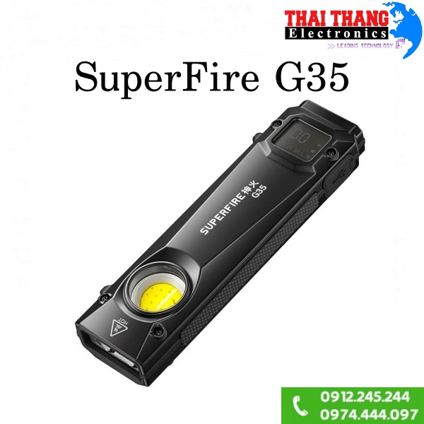 Đèn pin làm việc EDC SuperFire G35